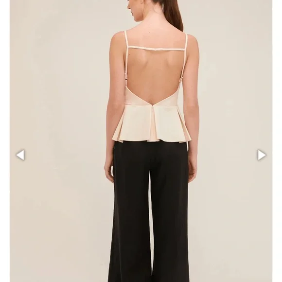 Marissa Webb Cream Pleated Camisole - Picture 5 of 12